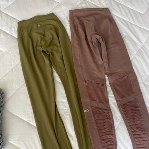 Lululemon and ALO Yoga leggings bundle